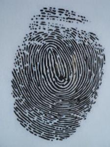 Fingerprints  may be part of your characters discovery in the crime scene. Photo from morguefile.com